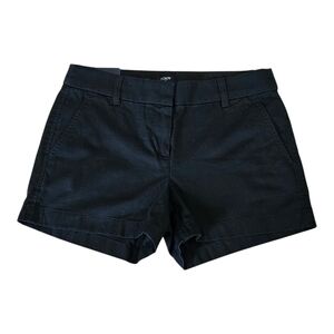 J. Crew Factory Shorts NEW Women's 2 Black 3.5 Inch Inseam Cotton
